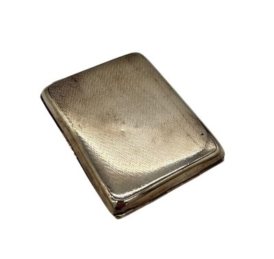 Antique Art Deco sterling silver Cigarette Case – 1928 – Aldie Bros - Image 5