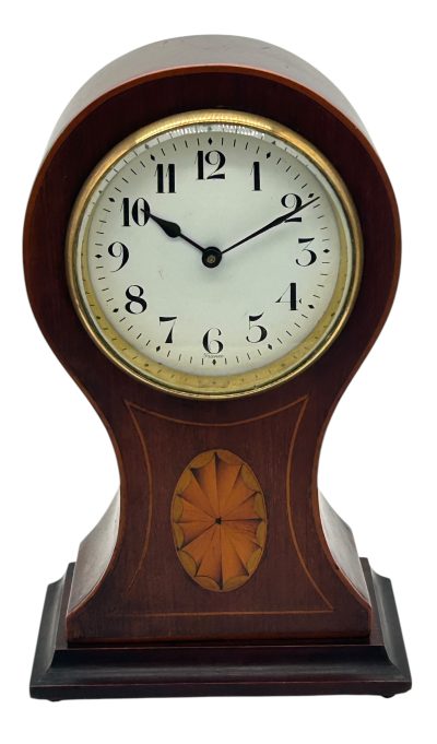Lovely Edwardian Balloon Shape Mantel Clock – ca 1905