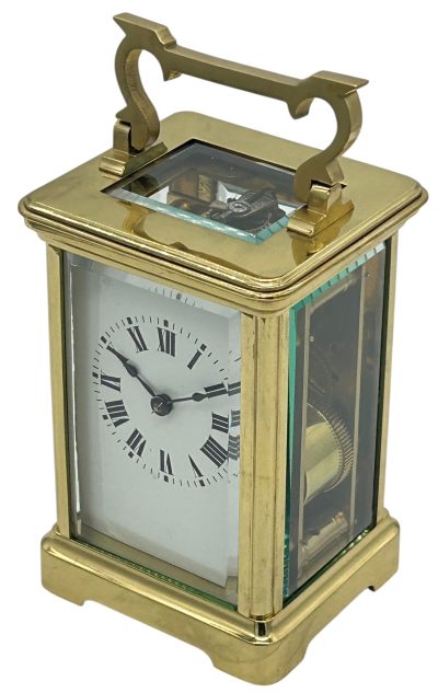 Fabulous Antique French Gong striking Carriage Clock – 8-Day Carriage Clock C1870 - Image 2
