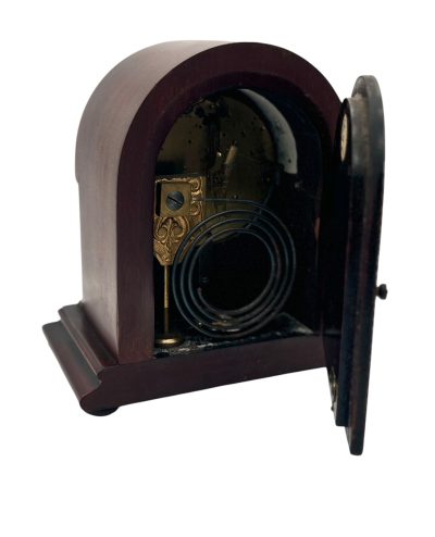 Lovely Edwardian 8 day Arched Top Mantel clock – ca 1905 - Image 6