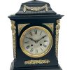 Fabulous Antique Ebonized Case Bracket Mantel clock – ca1890 - Image 11