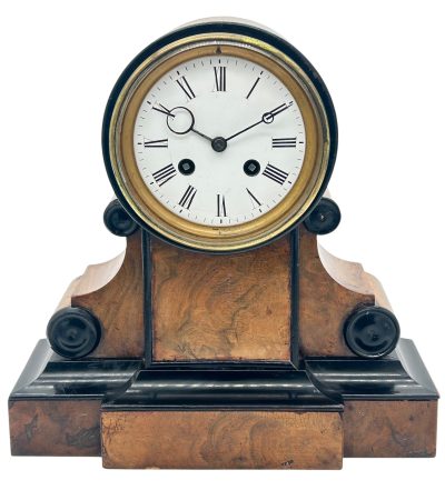 Classical Victorian Drum Head Mantel Clock – 8 Day Clock – ca1850 - Image 12