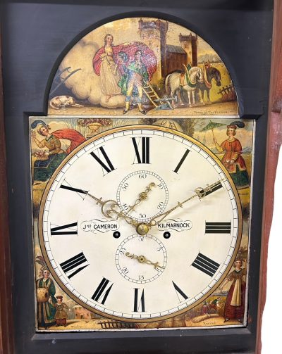 Superb Antique Scottish mahogany Long Case clock – ca 1835 - Image 11