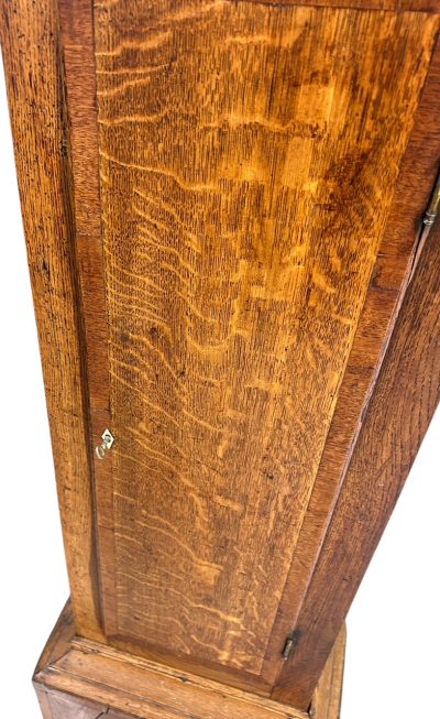 Fabulous Antique English Oak case Longcase 8 day clock - 1870 - Image 4