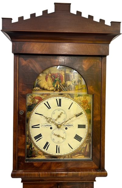 Fantastic Antique Scottish “Kilmarnok” Mahogany case Long Case clock – ca 1830 - Image 3
