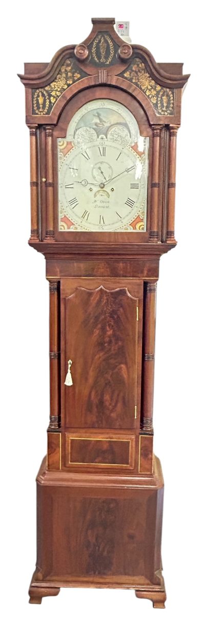Incredible Antique Mahogany case Longcase 8 day clock - 1830 - Image 5