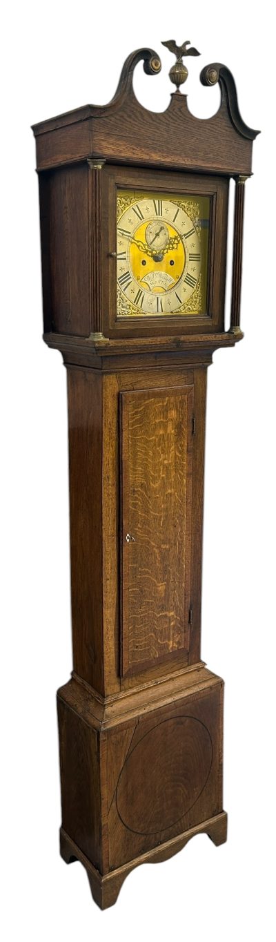 Fabulous Antique English Oak case Longcase 8 day clock - 1870 - Image 6