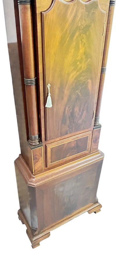Incredible Antique Mahogany case Longcase 8 day clock - 1830 - Image 9