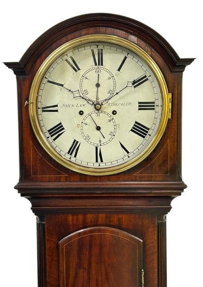 Fantastic Antique Scottish Mahogany case Long Case clock – ca 1860 - Image 5