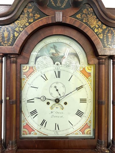 Incredible Antique Mahogany case Longcase 8 day clock - 1830 - Image 10