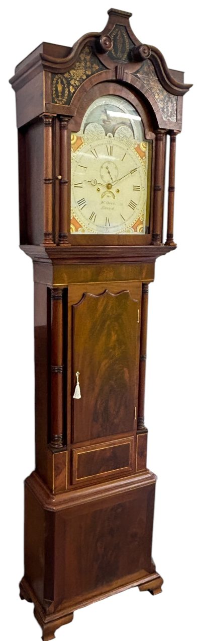 Incredible Antique Mahogany case Longcase 8 day clock - 1830 - Image 11