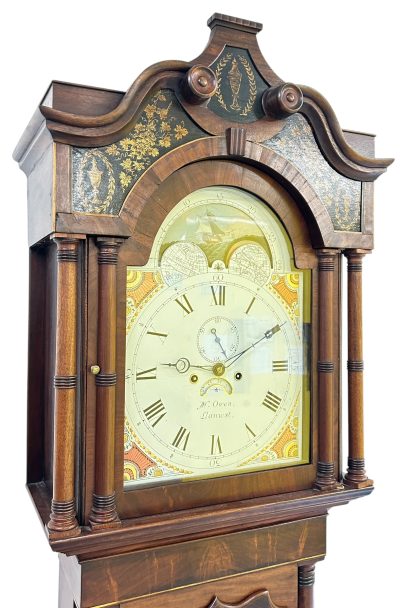 Incredible Antique Mahogany case Longcase 8 day clock - 1830 - Image 12