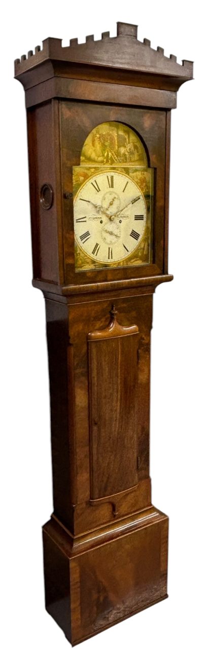 Fantastic Antique Scottish “Kilmarnok” Mahogany case Long Case clock – ca 1830 - Image 5