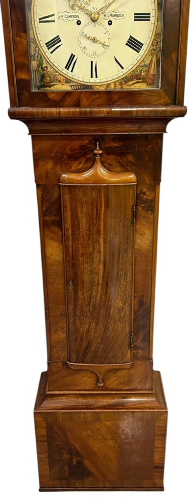 Fantastic Antique Scottish “Kilmarnok” Mahogany case Long Case clock – ca 1830 - Image 9