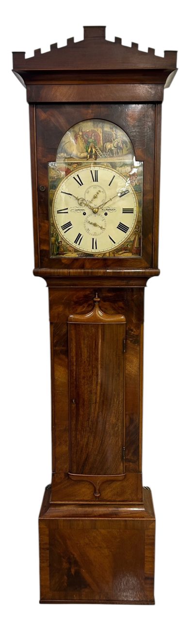 Fantastic Antique Scottish “Kilmarnok” Mahogany case Long Case clock – ca 1830 - Image 10