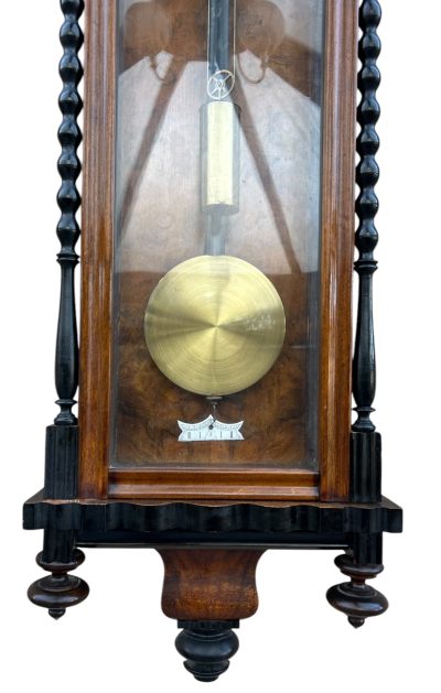 Wonderful single weight Vienna Regulator Wall clock – ca 1880 - Image 3