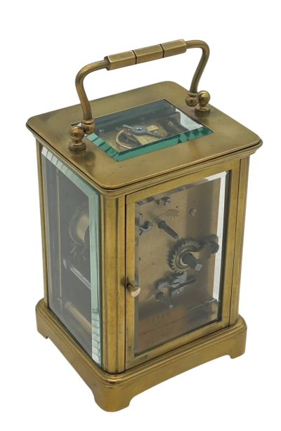 Fabulous Antique French 8 day masked dial Carriage clock – ca 1900 - Image 9