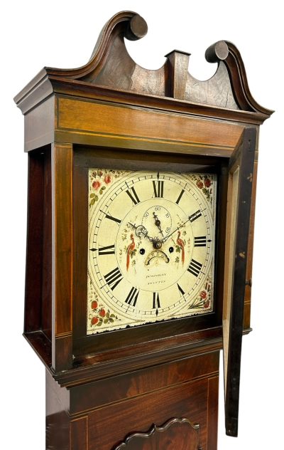 Fantastic Antique English “Swinton” Mahogany case Long Case clock – ca 1830 - Image 3