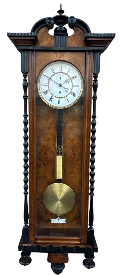 Wonderful single weight Vienna Regulator Wall clock – ca 1880