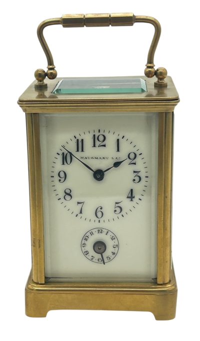 Exquisite Antique French 8 day Carriage clock with Alarm feature  – ca 1900 - Image 7