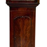 Fantastic Antique English âSwintonâ Mahogany case Long Case clock â ca 1830 18th century longcase clock Antique Clocks