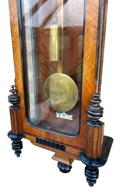 Exquisite Kingwood Case Vienna Wall clock – ca 1890 - Image 13