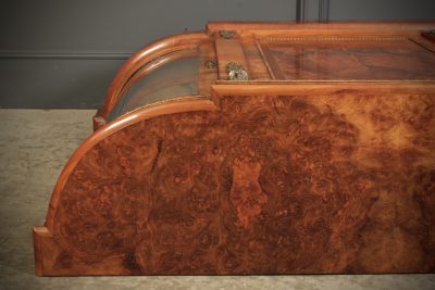 Victorian Inlaid Walnut Credenza Side Cabinet - Image 8
