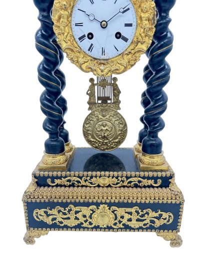 Exquisite Victorian French Portico Mantel Clock – ca1860 - Image 2