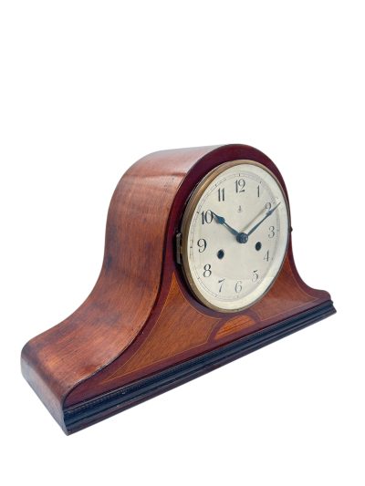 Stunning & Rare Gustav Becker Hat Shaped Mantel Clock – ca1920 - Image 6