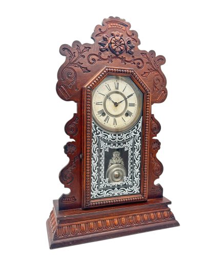 Fantastic Ansonia Gingerbread Clock – ca 1890 - Image 8