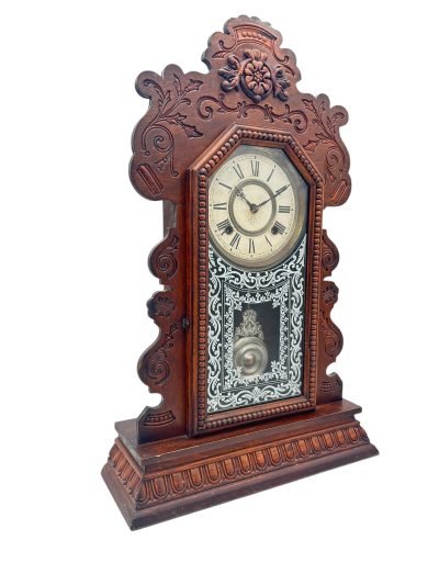 Fantastic Ansonia Gingerbread Clock – ca 1890 - Image 7
