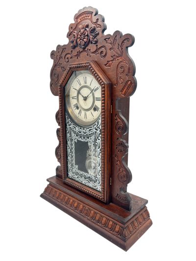 Fantastic Ansonia Gingerbread Clock – ca 1890 - Image 4