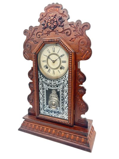 Fantastic Ansonia Gingerbread Clock – ca 1890 - Image 3