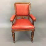 Late Victorian Solid Oak Desk Chair c1890 desk chair Antique Chairs