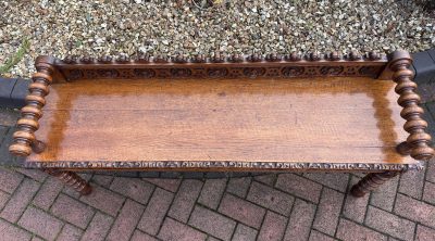 Late Victorian Hall Bench - Image 5