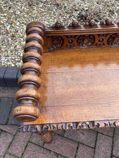 Late Victorian Hall Bench - Image 3