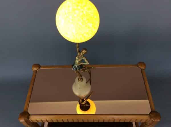 Art Deco Lady Lamp - Image 7