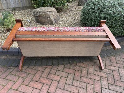 Arts & Crafts Oak Settle - Image 12