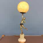 Art Deco Lady Lamp art deco Antique Lighting