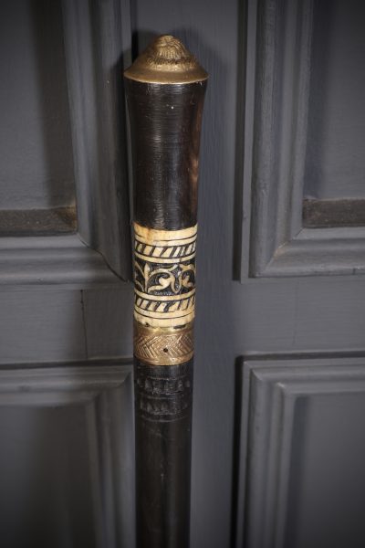 Anglo Indian Bone Inlaid Sword Stick - Image 4