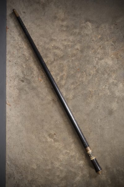 Anglo Indian Bone Inlaid Sword Stick - Image 5