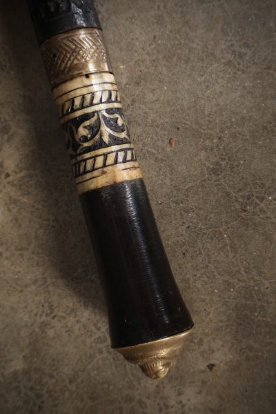 Anglo Indian Bone Inlaid Sword Stick - Image 6