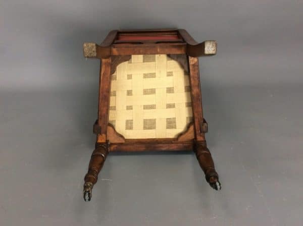 Late Victorian Solid Oak Desk Chair c1890 - Image 6