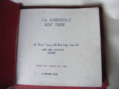 FINAL REDUCTION: 21st Huddersfield Scouts 1959 CAMP Cheshire 52 Photos Lyme Park POYNTON - Image 10