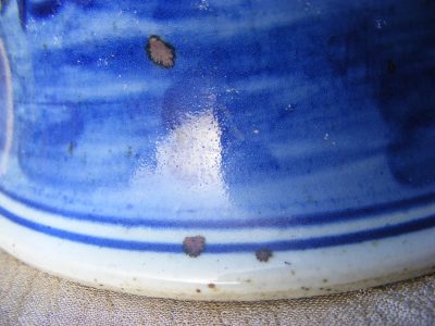 Beautiful Kangxi Blue & White Chinese large Baluster Vase Boy Riding Qilin & Attendants - Image 11