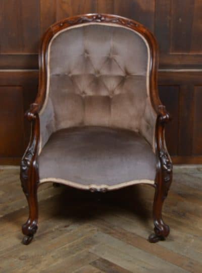 Victorian Mahogany Armchair SAI3103 - Image 17