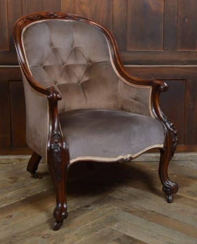 Victorian Mahogany Armchair SAI3103 - Image 16