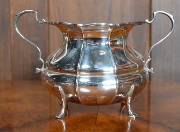 Edwardian Four Piece EPNS Tea Set SAI2877 - Image 5