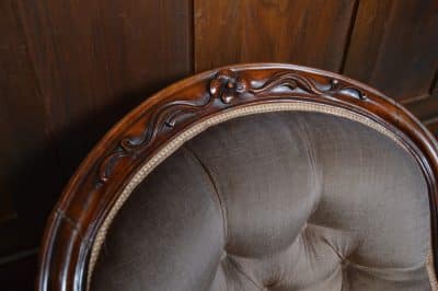 Victorian Mahogany Armchair SAI3103 - Image 13