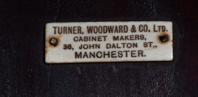 Edwardian Mahogany Turner, Woodward & Co Bookcase SAI3608 - Image 8